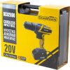 BORMANN Lite akkumulátoros ütvefúró 20V, 31 Nm, 2 sebességES 0-350/0-1300rpm, 1x1,5Ah akku (BCD2600)