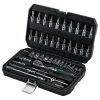 BORMANN Pro 46 részes 1/4'' dugókulcs készlet (BHT5100)