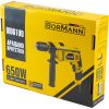 BORMANN Lite Ütvefúró 650W, 0-2300rpm, 13mm gyorstokmány (BID6100)