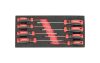 KROFtools Csavarhúzó készlet, 8 db, szerszámtálca (K-8520)