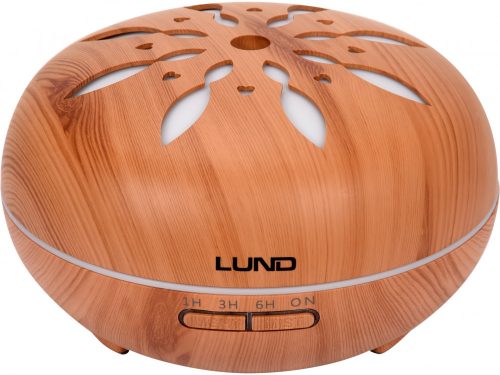 LUND Aromaterápiás diffúzor 500ml, sötét fa, távvezérlős (66902)