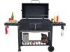 LUND Kerti grillkocsi fa polcokkal 78x42.5cm (99917)