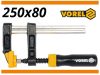 VOREL Pillanatszorító 80X250mm-TÜV (37107)