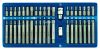 VOREL Bithegy készlet 40 részes Imbusz, Torx, Spline (66400)