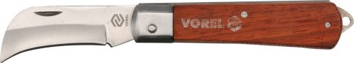 VOREL Kés fa nyél 75 mm (76621)