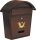 VOREL Postaláda 380x320x105 mm barna (78587)