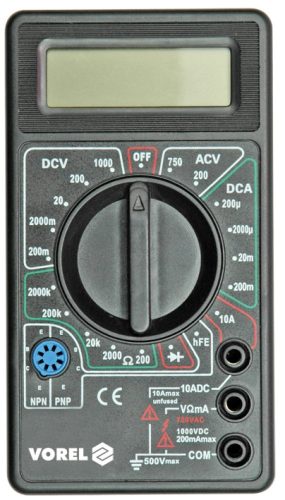 VOREL Digitális multiméter (81780)