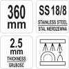 YATO 365mm lyukas kanállal (YG-02773)