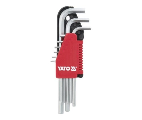 YATO Imbuszkulcs készlet 9 részes (2-10) CrV  (YT-0502)