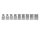YATO Dugókulcs készlet 9 részes TORX 1/2" E10-E24-ig  (YT-0521)