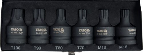 YATO Torxkulcs készlet / Bit 6 db 3/4 " (YT-10653)