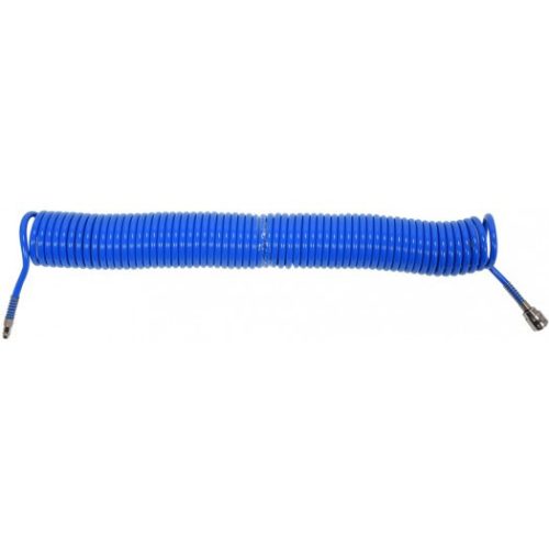 YATO Pneumatikus tömlő (spirál) gyorscsatlakozóval 6,5 mm x 10 mm x 15 m 1,2 MPa (YT-24206)