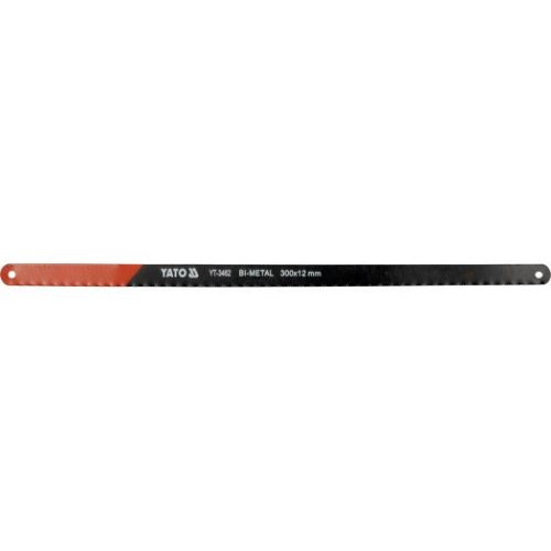 YATO Fémfűrészlap kézi 300/12 24TPI 5 bi-metál (M2+6150) 2db/csomag (YT-3462)