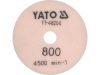 YATO TÉPŐZÁRAS GYÉMÁNT CSISZOLÓ ÉS POLÍROZÓKORONG 100 MM / P800 VIZES/SZÁRAZ (YT-48204)