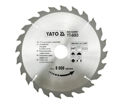 YATO Fűrésztárcsa fához 200/30/24 (YT-6065)