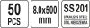 YATO Állítható fém bilincsek 50 8.0X500mm (YT-70586)