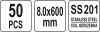 YATO Állítható fém bilincsek 50 8.0X600mm (YT-70588)