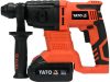 YATO Akkus fúrókalapács 18V SDS-plus (1 x 3,0 Ah akku + töltő)  (YT-82770)