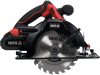 YATO AKKUMULÁTOROS KÖRFŰRÉSZ 18 V SZÉNKEFE NÉLKÜLI MOTOR 185 MM (1 X 3,0 AH AKKU + TÖLTŐ) (YT-82808)